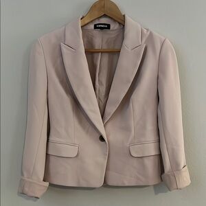 Express Women's Blazer in Light Pink
